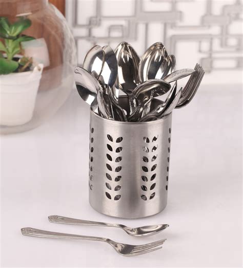 stainless steel cutlery box|stainless steel cutlery holders.